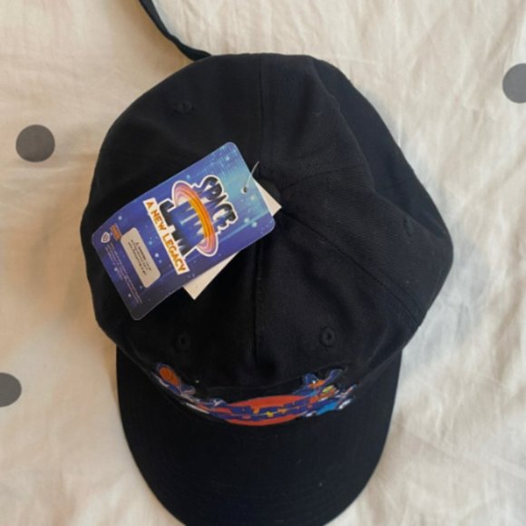 Space Jam 2 Embroided Tune Squad Adjustable Dad Hat Black Bugs Bunny - Picture 2 of 7